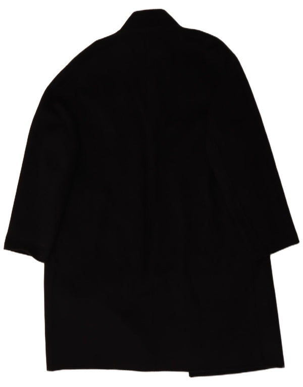 Zara Hombre Abrigo UK 44 XL Lana Negra