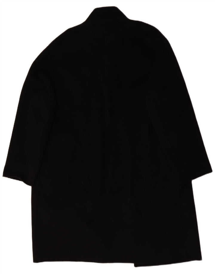 Zara Hombre Abrigo UK 44 XL Lana Negra