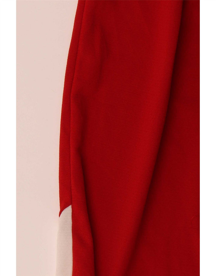 Adidas Mens Climalite Sport Shorts 2XL Rojo Colorblock Poliéster