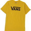 Vans Hombre Classic Fit Graphic Camiseta Top Algodón Amarillo Medio