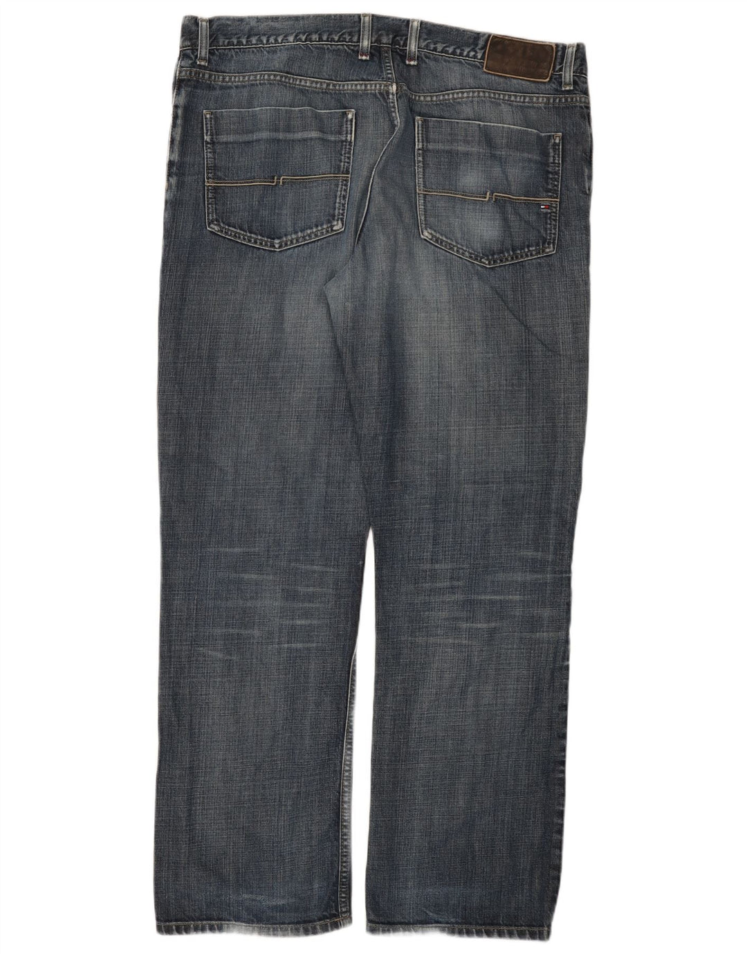 Tommy Hilfiger Vaqueros rectos para hombre W40 L32 Algodón azul