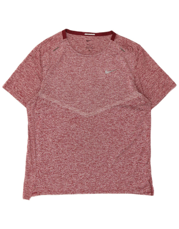 Camiseta Nike Hombre Top Medium Borgoña Moteado