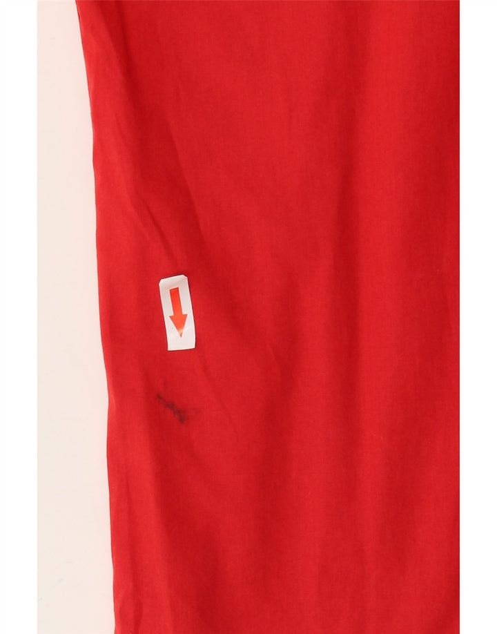 Marlboro Classics Camisa Manga Corta Hombre Algodón Rojo Medio