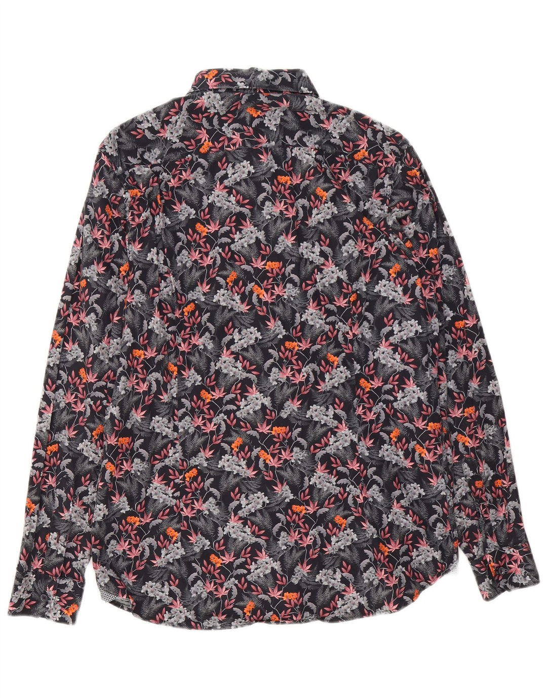 Ted Baker Camisa para hombre Talla 4 Grande Algodón floral multicolor