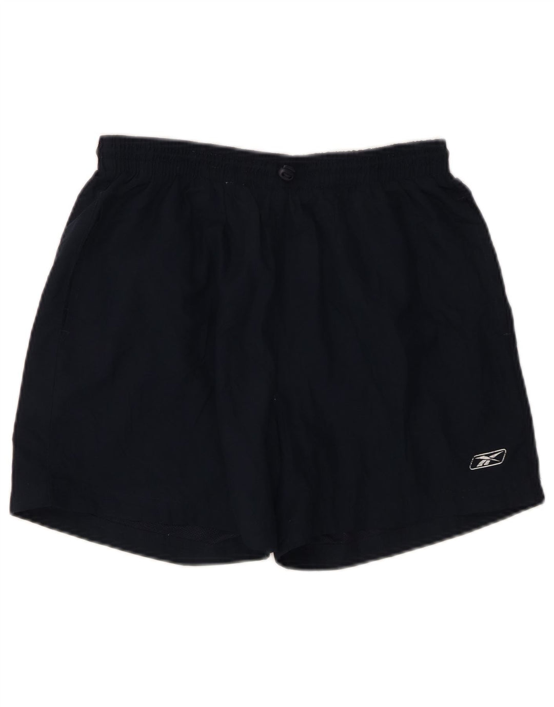 REEBOK Pantalones cortos deportivos para mujer UK 44 Grande Azul marino Poliéster