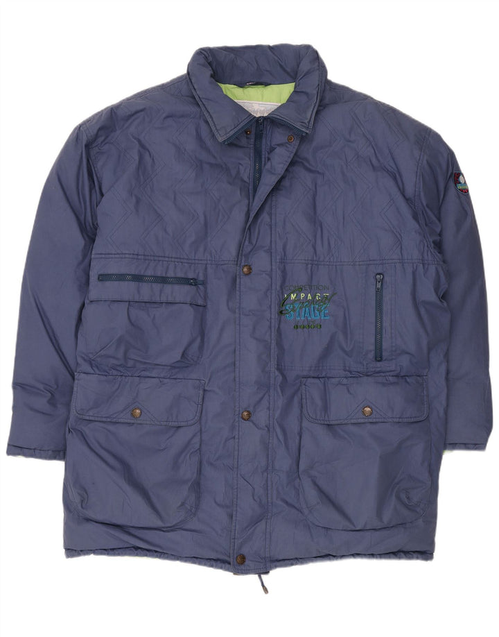 DIADORA Chaqueta acolchada para hombre ES 44 2XL Azul marino Poliéster