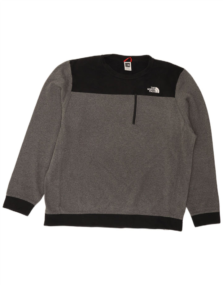 The North Face - Sudadera para hombre, talla 2XL, color gris, algodón, moderno