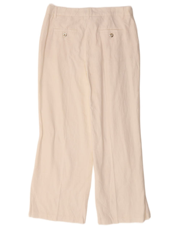 Marks & Spencer Pantalones chinos Per Una para mujer UK 10 Small W30 L28 Off White