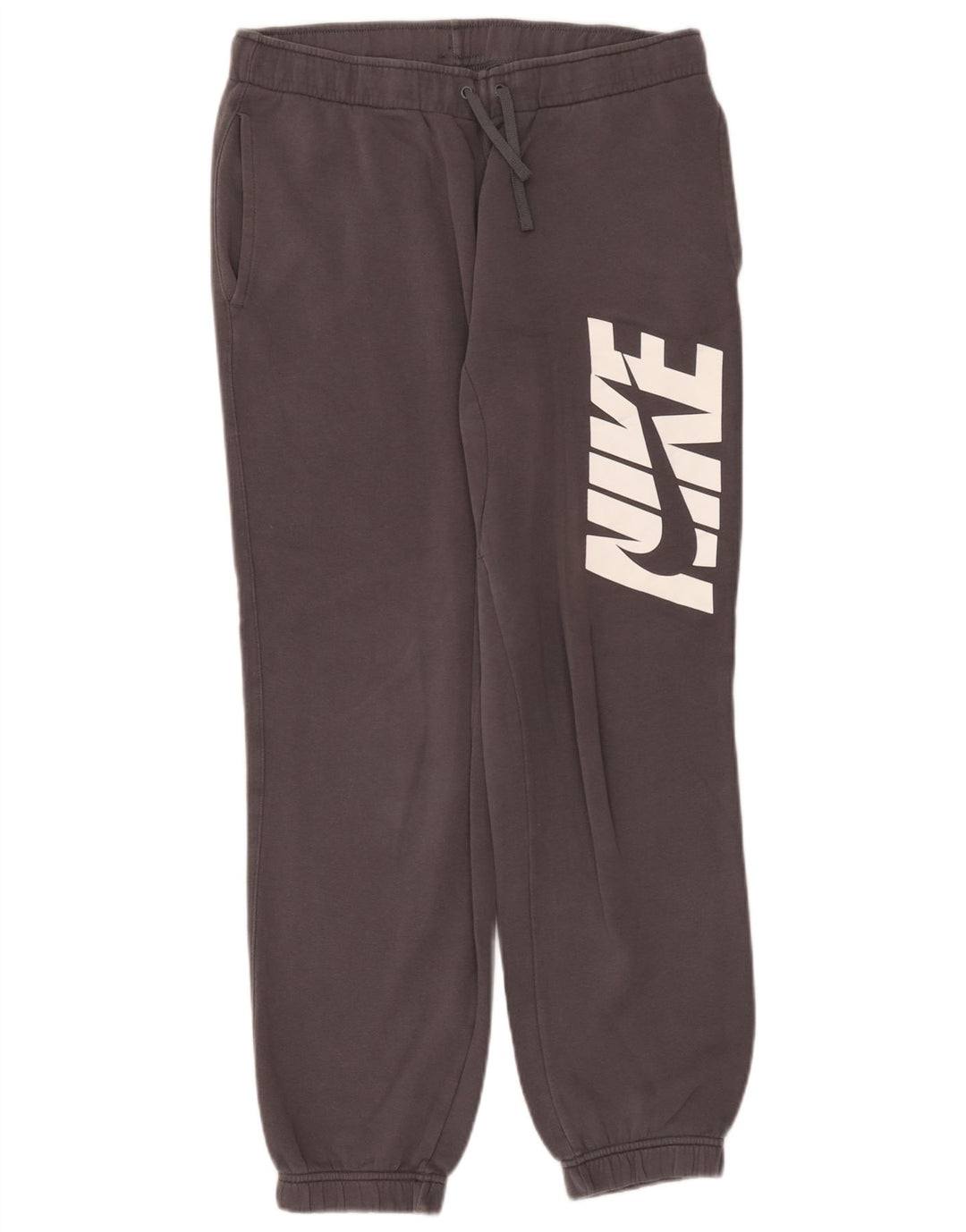 Pantalón De Chándal Nike Graphic Joggers De Algodón Gris Medio