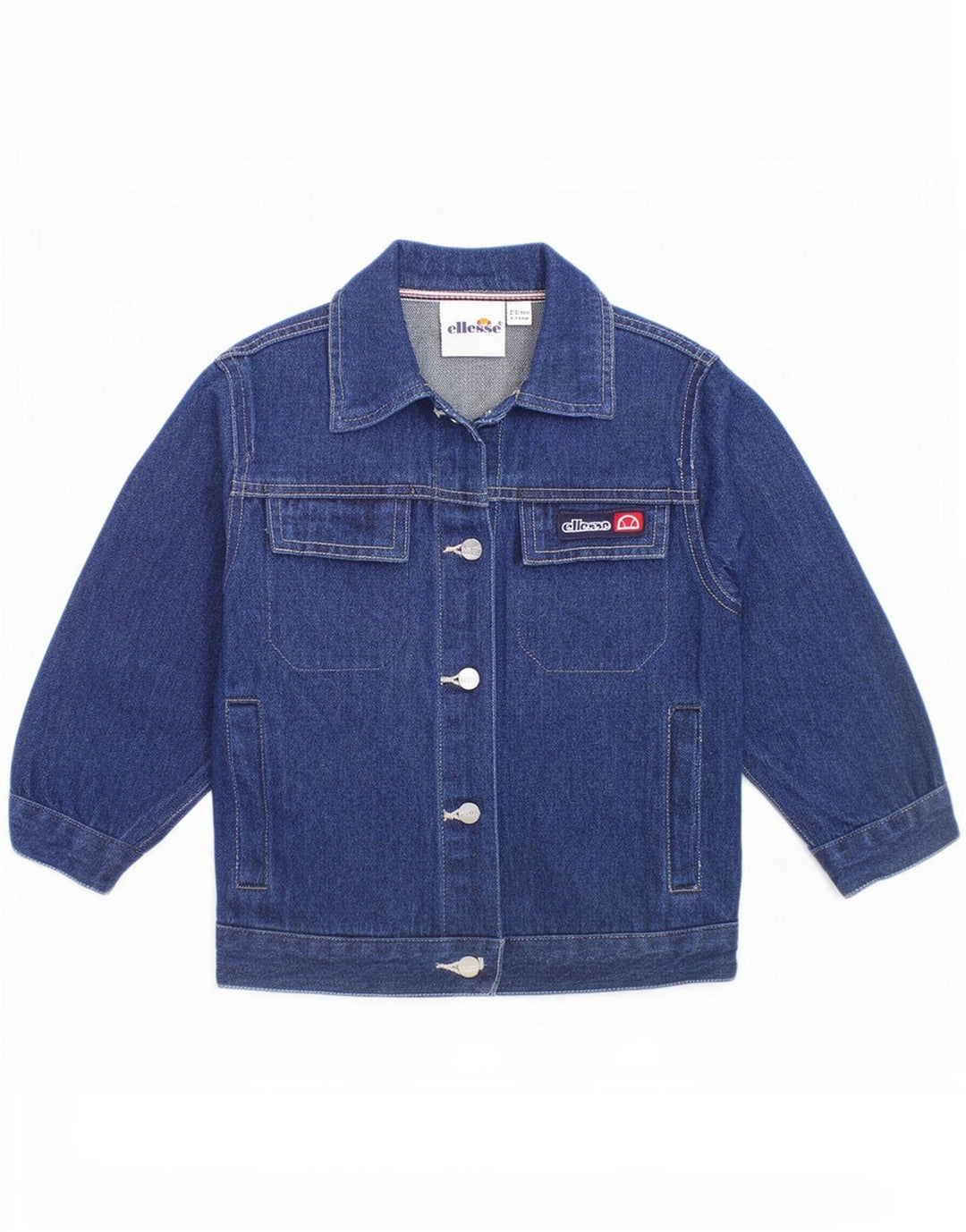 Ellesse Chaqueta vaquera estampada para niña 2-3 años Azul marino Algodón