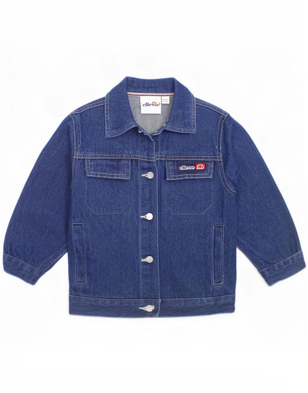 Ellesse Chaqueta vaquera estampada para niña 2-3 años Azul marino Algodón