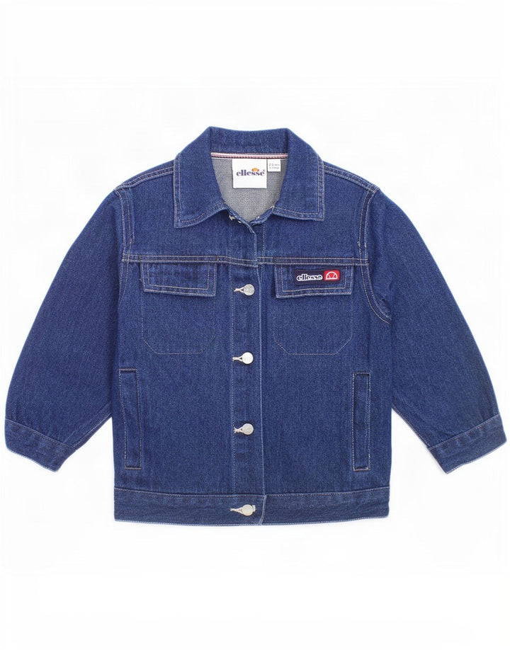 Ellesse Chaqueta vaquera estampada para niña 2-3 años Azul marino Algodón