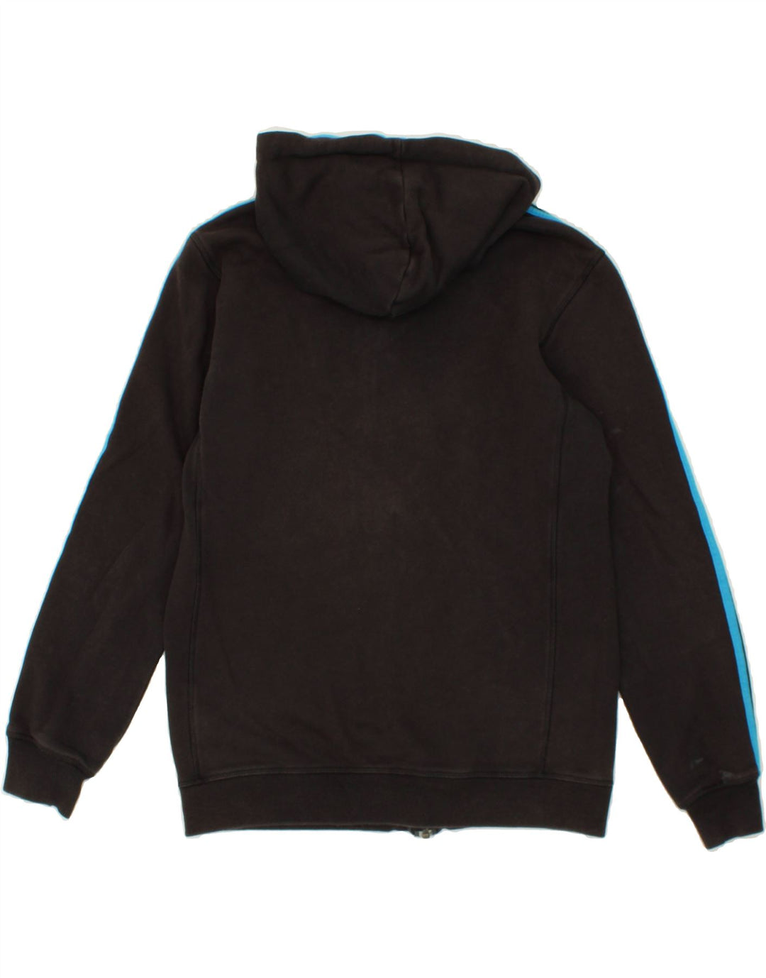 ADIDAS Suéter con capucha y cremallera para hombre Algodón negro mediano