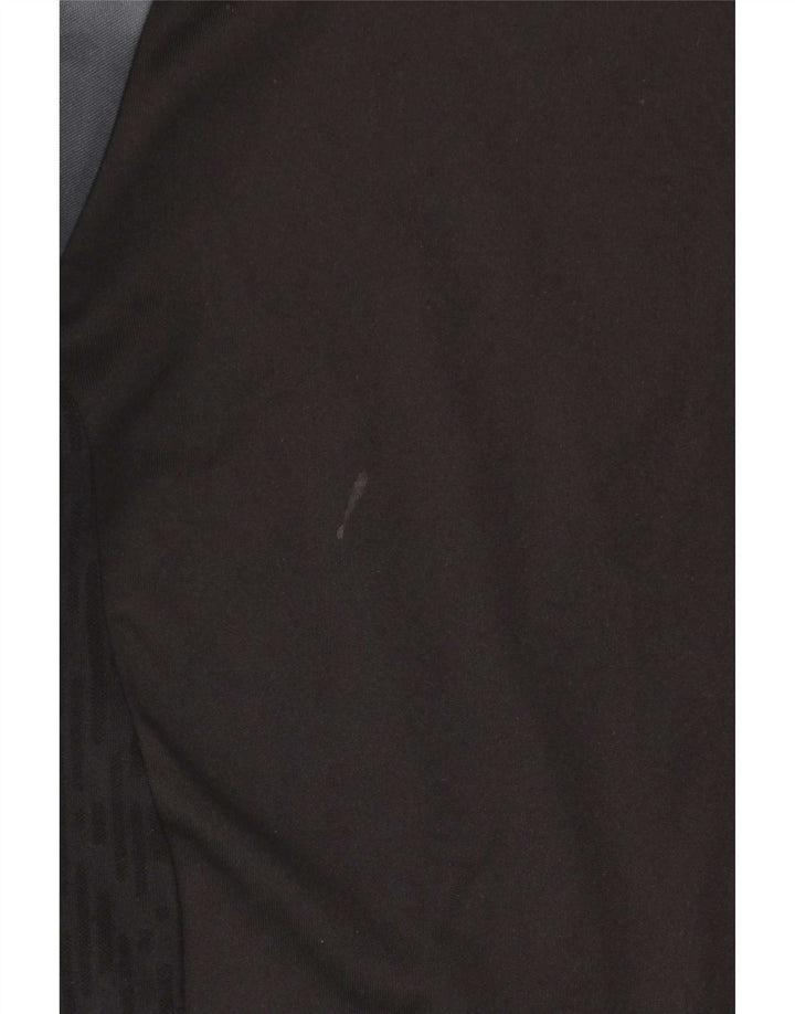 Adidas Polo Climacool para hombre, color negro mediano, color block