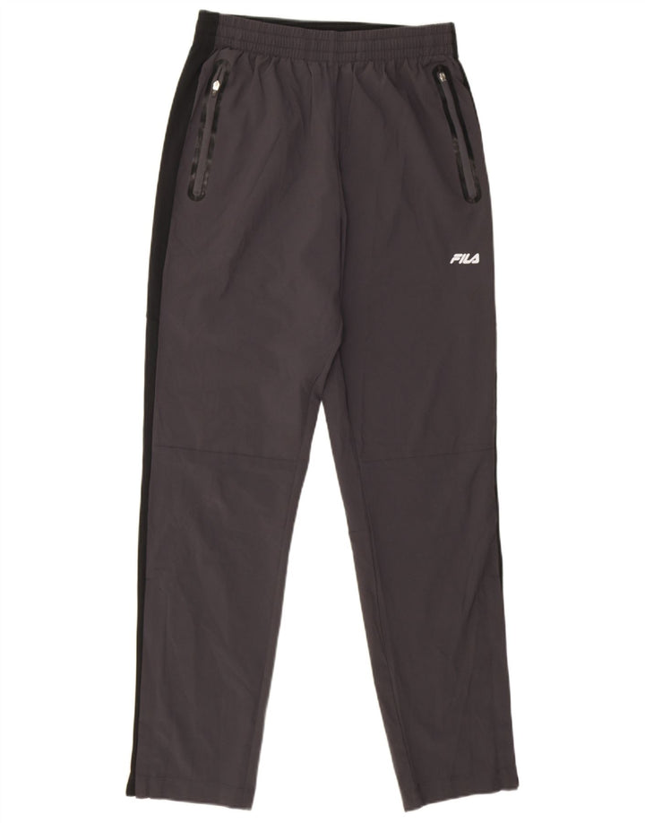 Fila Hombre Pantalones De Chándal Poliéster Color Block Gris Medio