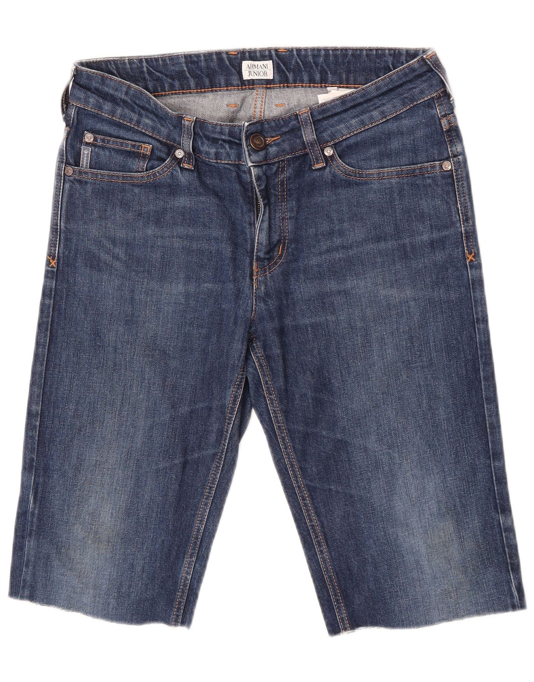Armani Junior Pantalones cortos vaqueros para niño 15-16 años W29 Algodón azul