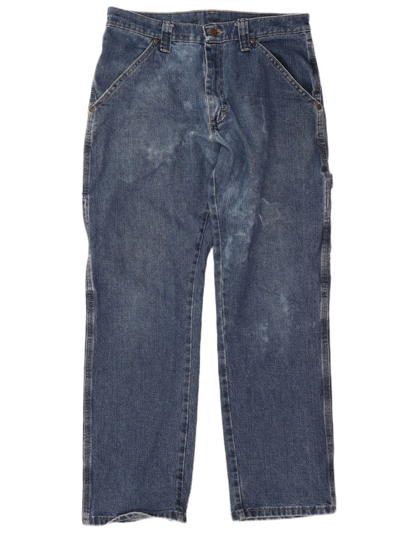 Vaqueros Wrangler Cargo Rectos Para Hombre W30 L30 Algodón Azul