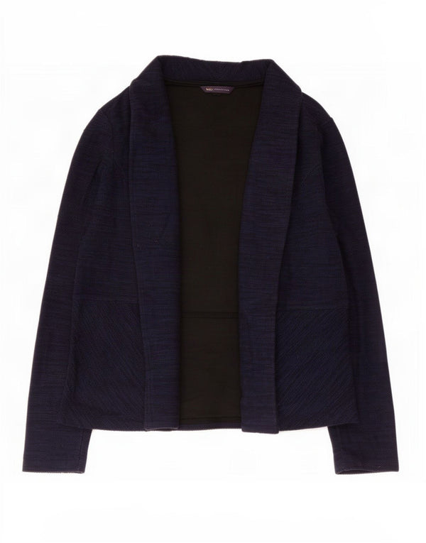 Marks & Spencer Chaqueta tipo blazer abierta para mujer UK 40 Grande Algodón azul marino