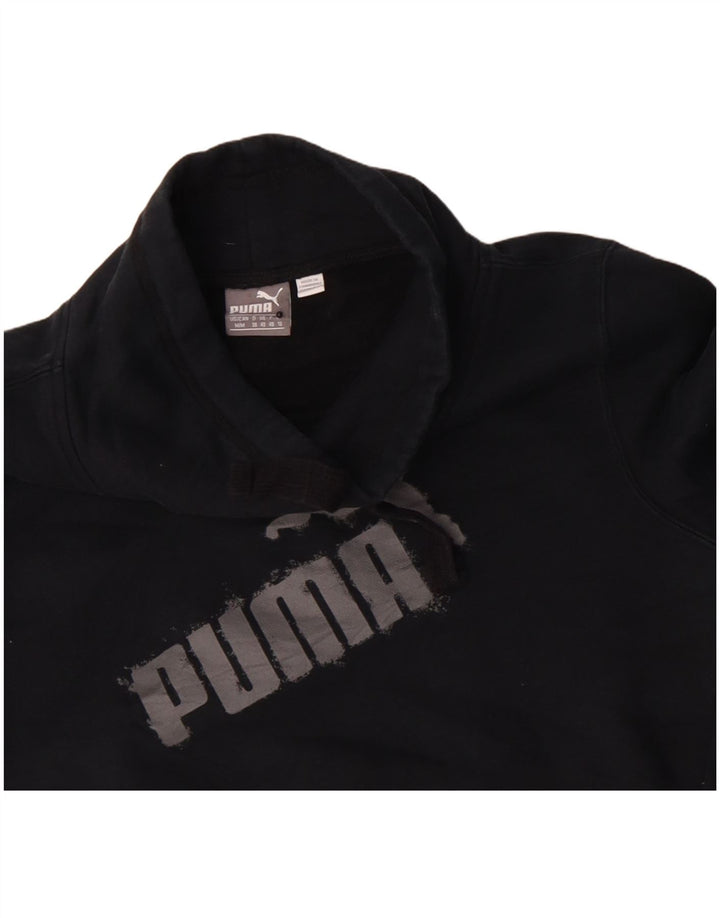 Puma - Sudadera gráfica para mujer, talla 40, talla M, color negro