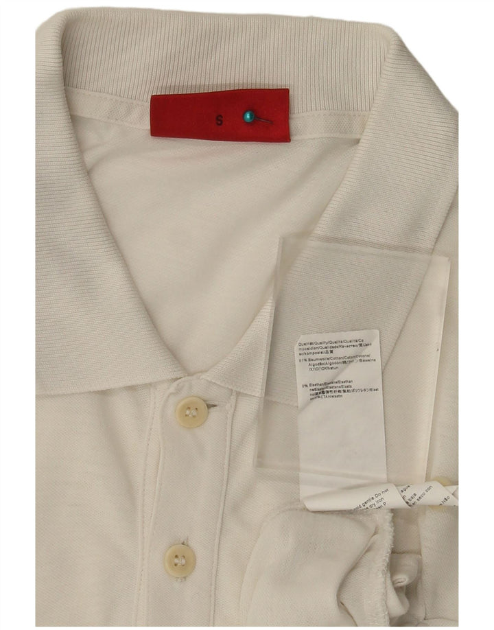 Polo Hugo Boss Hombre Pequeño Algodón Blanco