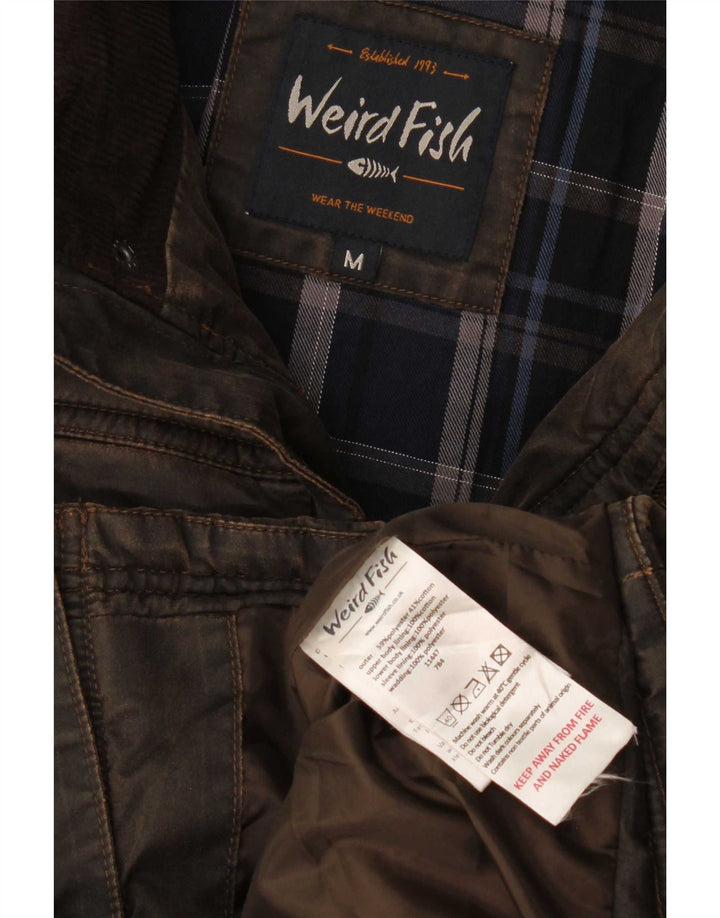 Weird Fish Chaqueta acolchada para hombre ES 38 Marrón medio Poliéster