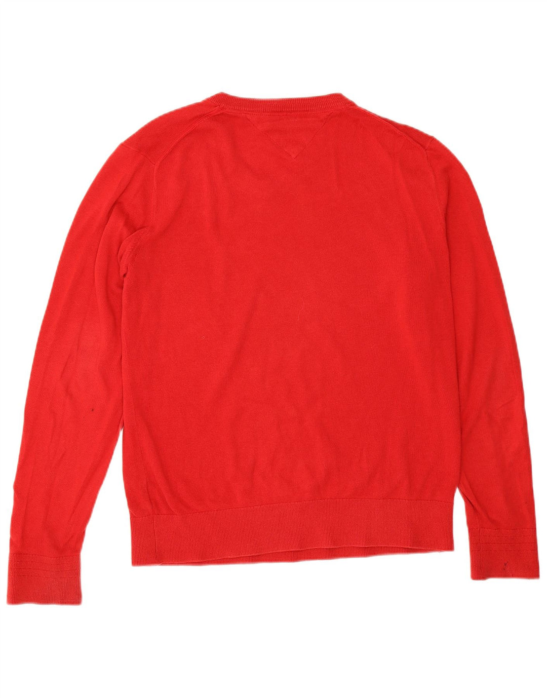 Tommy Hilfiger Suéter con Cuello en V para Hombre Pequeño Rojo