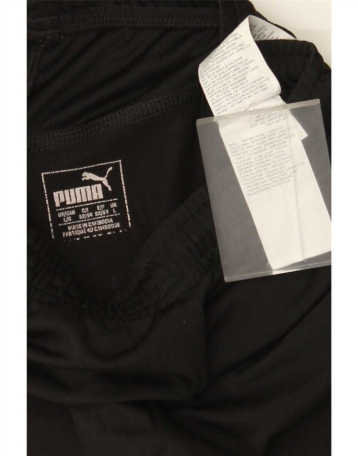 Puma Pantalones De Chándal Para Hombre Joggers Large Negro Poliéster