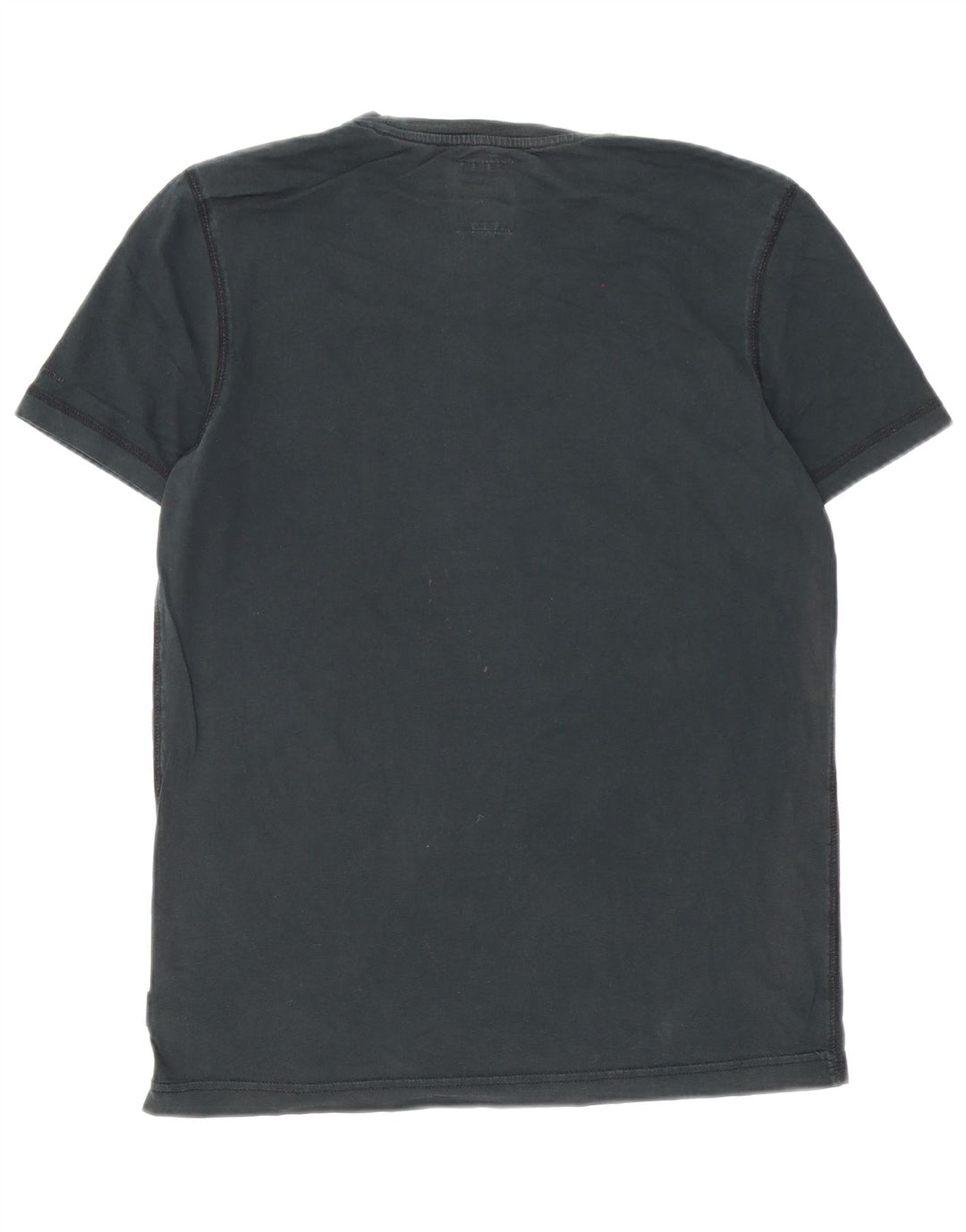 G-Star Hombre Camiseta Gráfica Top Mediano Algodón Negro