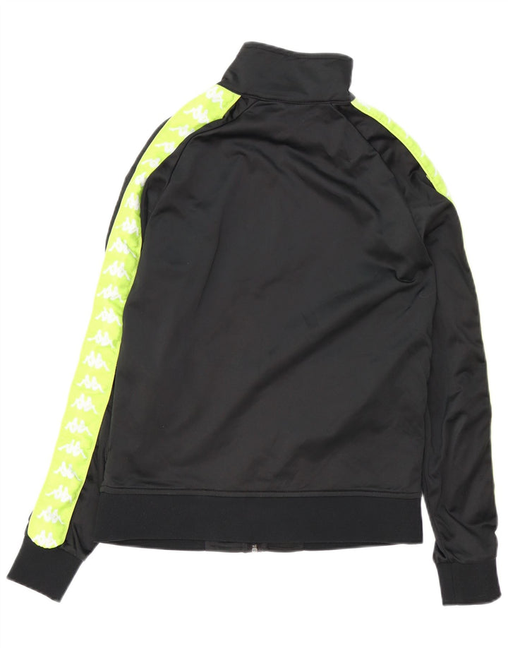 KAPPA Chándal completo con gráfico para niños 15-16 años Poliéster color block negro