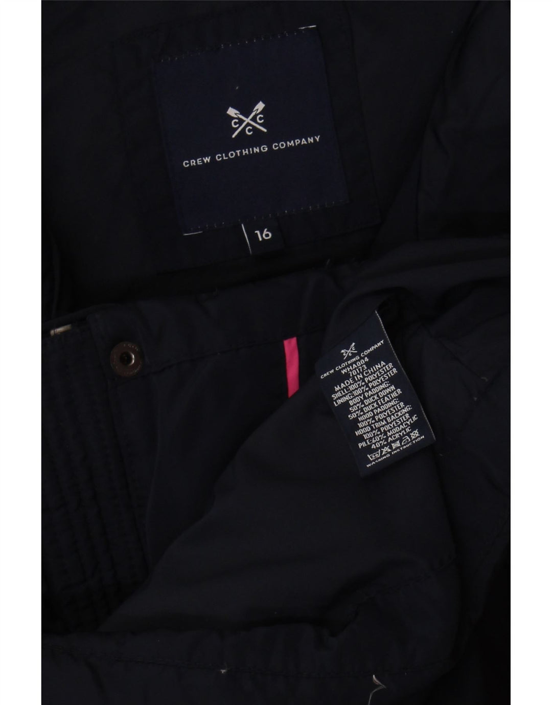 Crew Clothing Chaleco regular para mujer UK 46 Grande Azul marino Poliéster