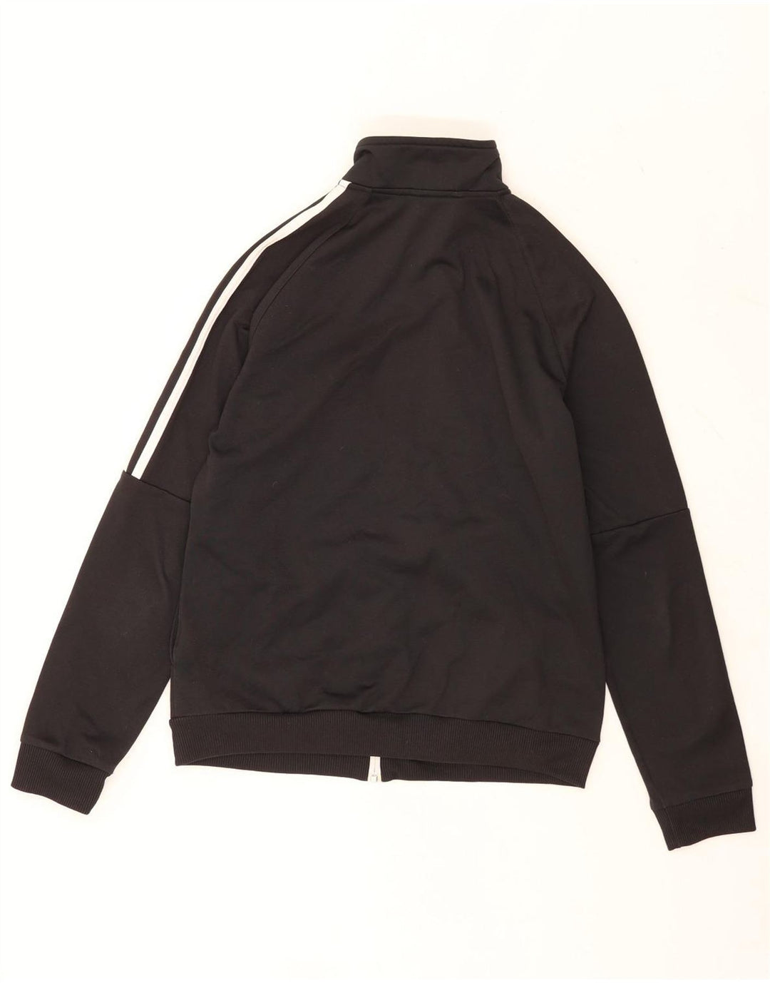 Adidas Mujer Chándal Top Chaqueta UK 12/14 Mediano Negro Poliéster
