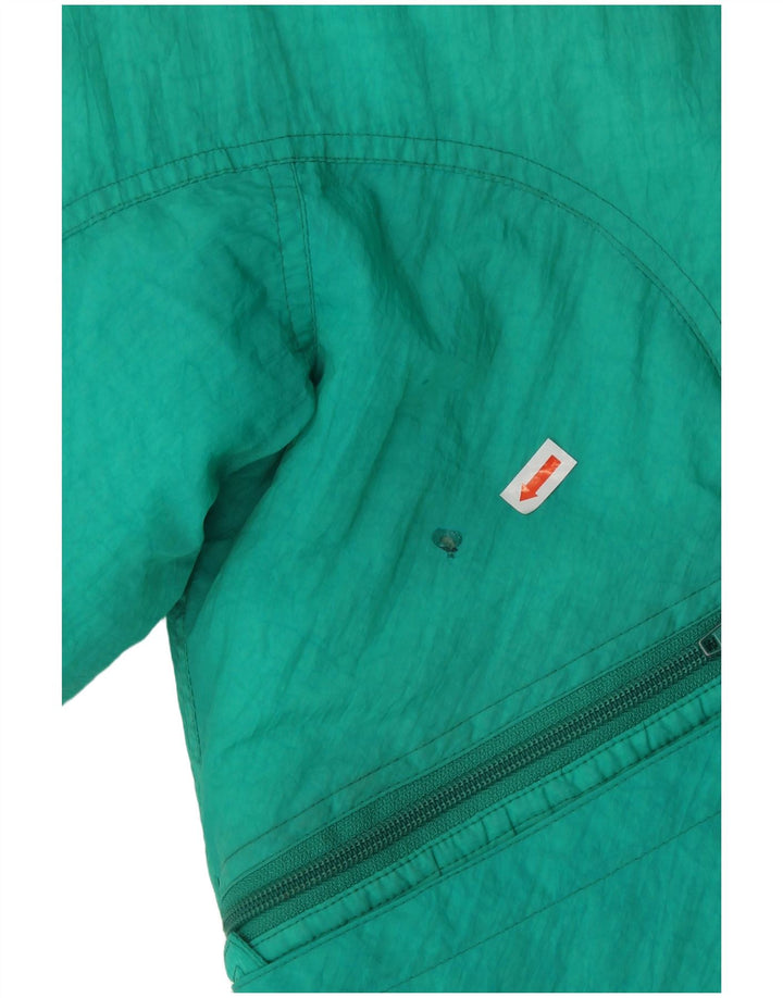 Belfe Chaqueta de esquí con gráfico extragrande para niña 10-11 años Poliamida verde Años 80