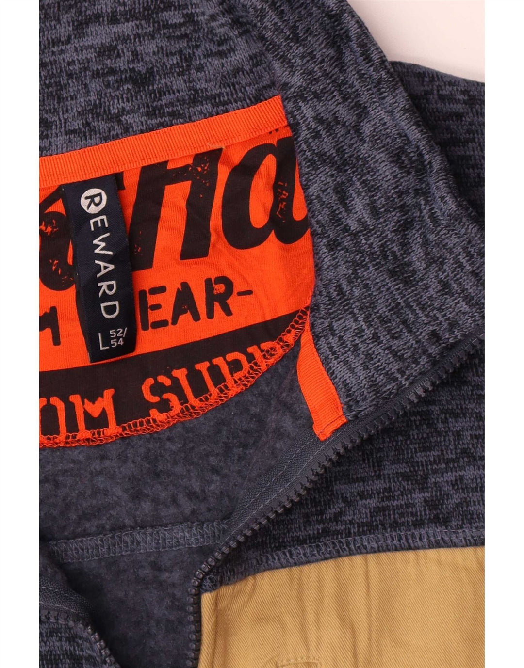 Reward Chaqueta de chándal para hombre IT 52/54 Large Poliéster moteado azul marino