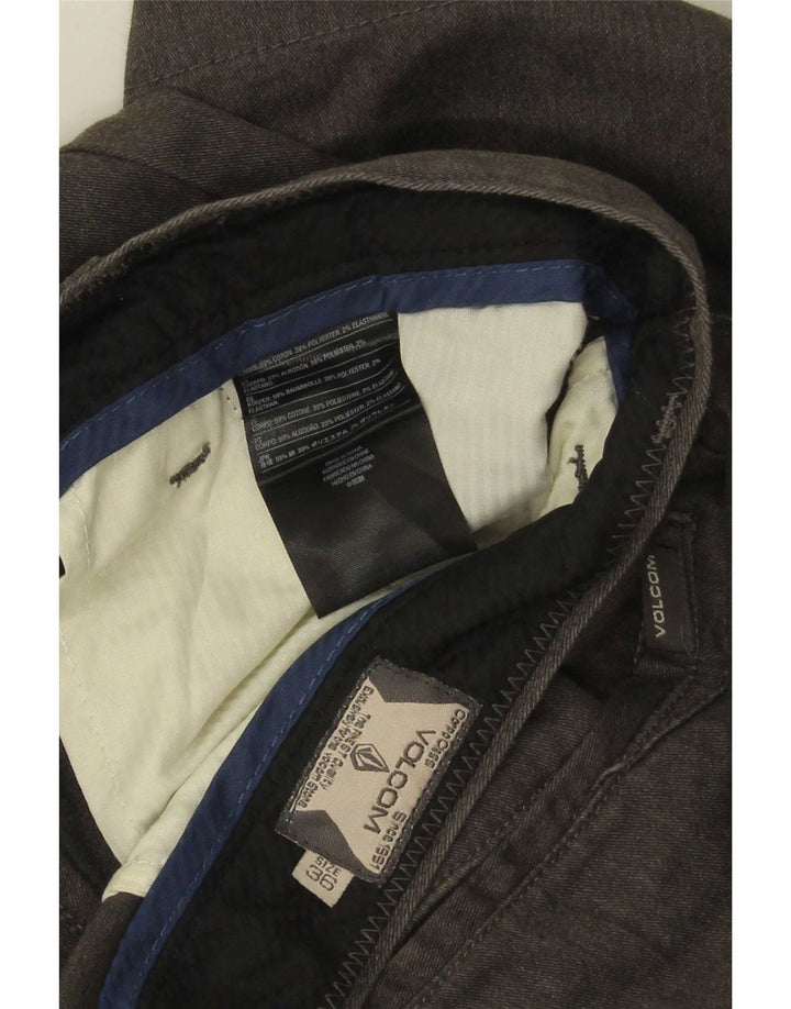 Volcom Pantalones cortos chinos para hombre W36 Algodón gris grande