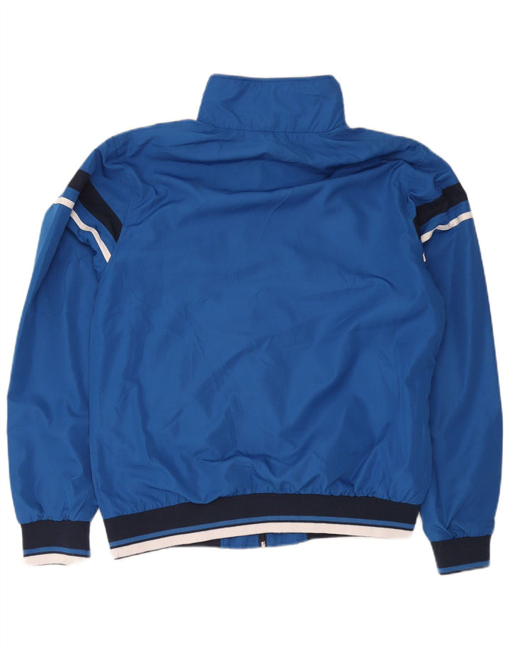 Asics Chaqueta Bomber para Hombre UK 42 XL Poliéster Color Block Azul
