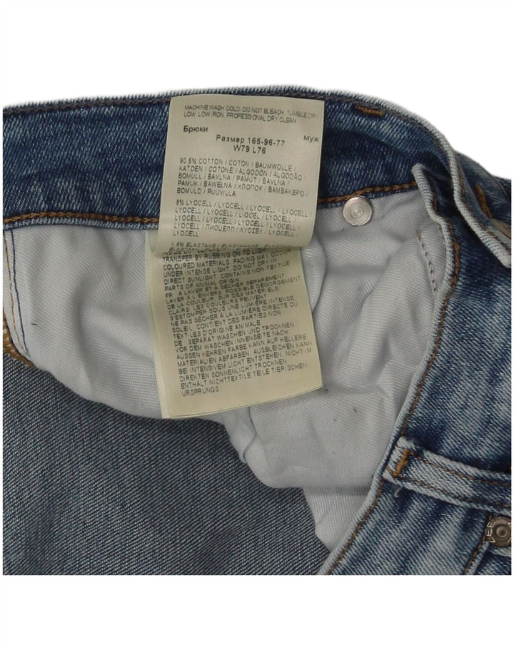 Vaqueros Lee Luke Slim para Hombre W31 L30 Algodón Azul