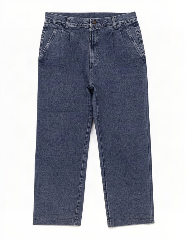 Carrera Jeans Rectos Para Hombre W32 L29 Algodón Azul