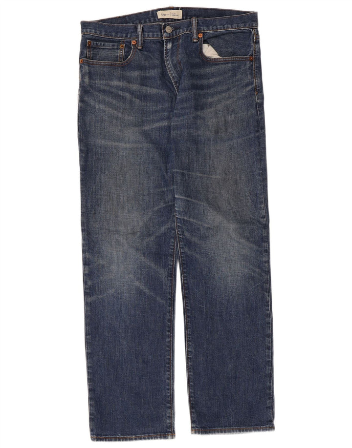 Vaqueros Recto Mujer Gap W32 L30 Algodón Azul