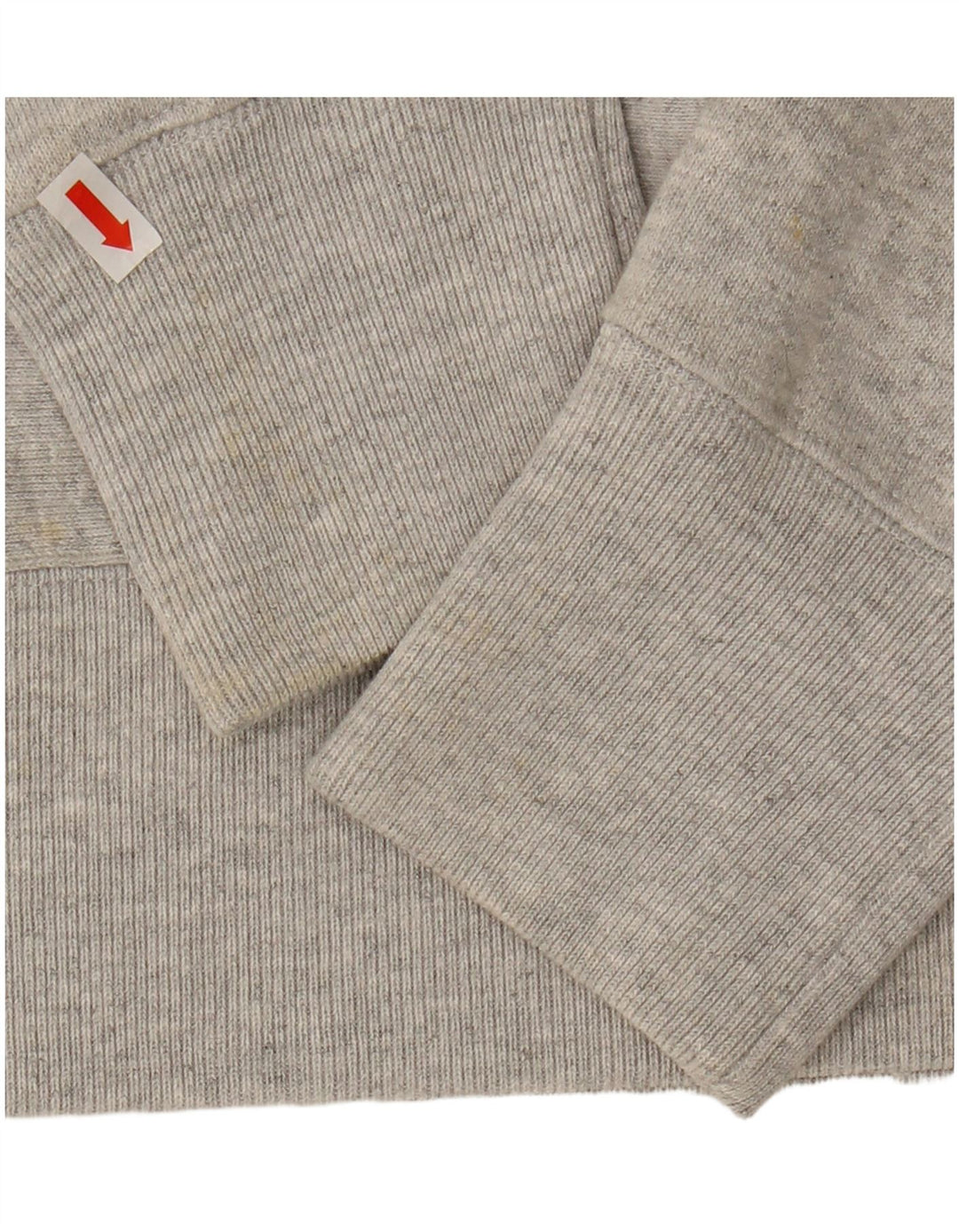 CHAMPION Womens Reverse Weave Sweatshirt Jumper UK 14 Medium Grey Cotton
