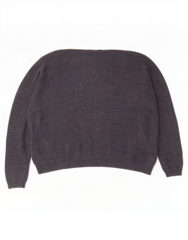 Marks & Spencer Suéter tipo cárdigan extragrande para mujer UK 40 XL Azul moteado