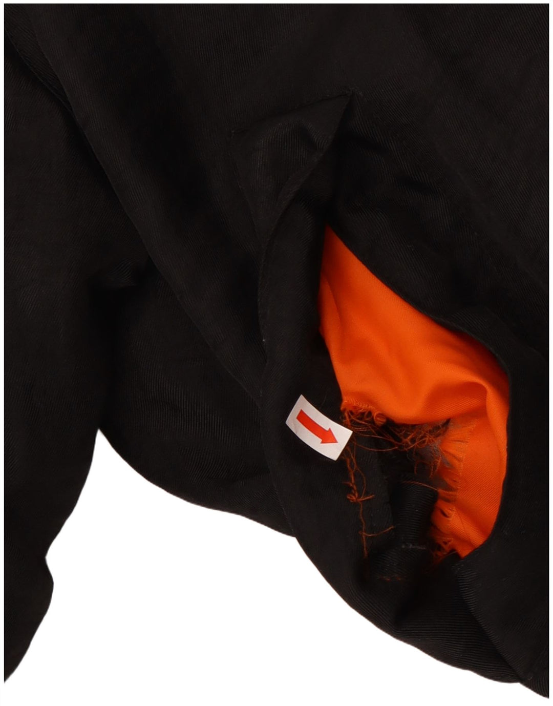 Vintage Hombres Loose Fit Chaqueta Acolchada Reino Unido 38 Medio Negro