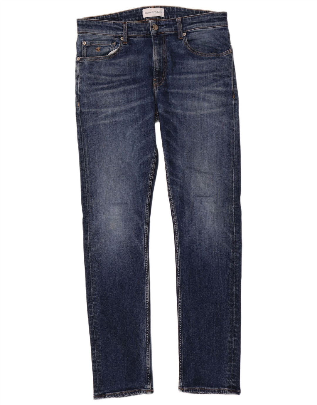 Calvin Klein Jeans ajustados para hombre W32 L32 Algodón azul