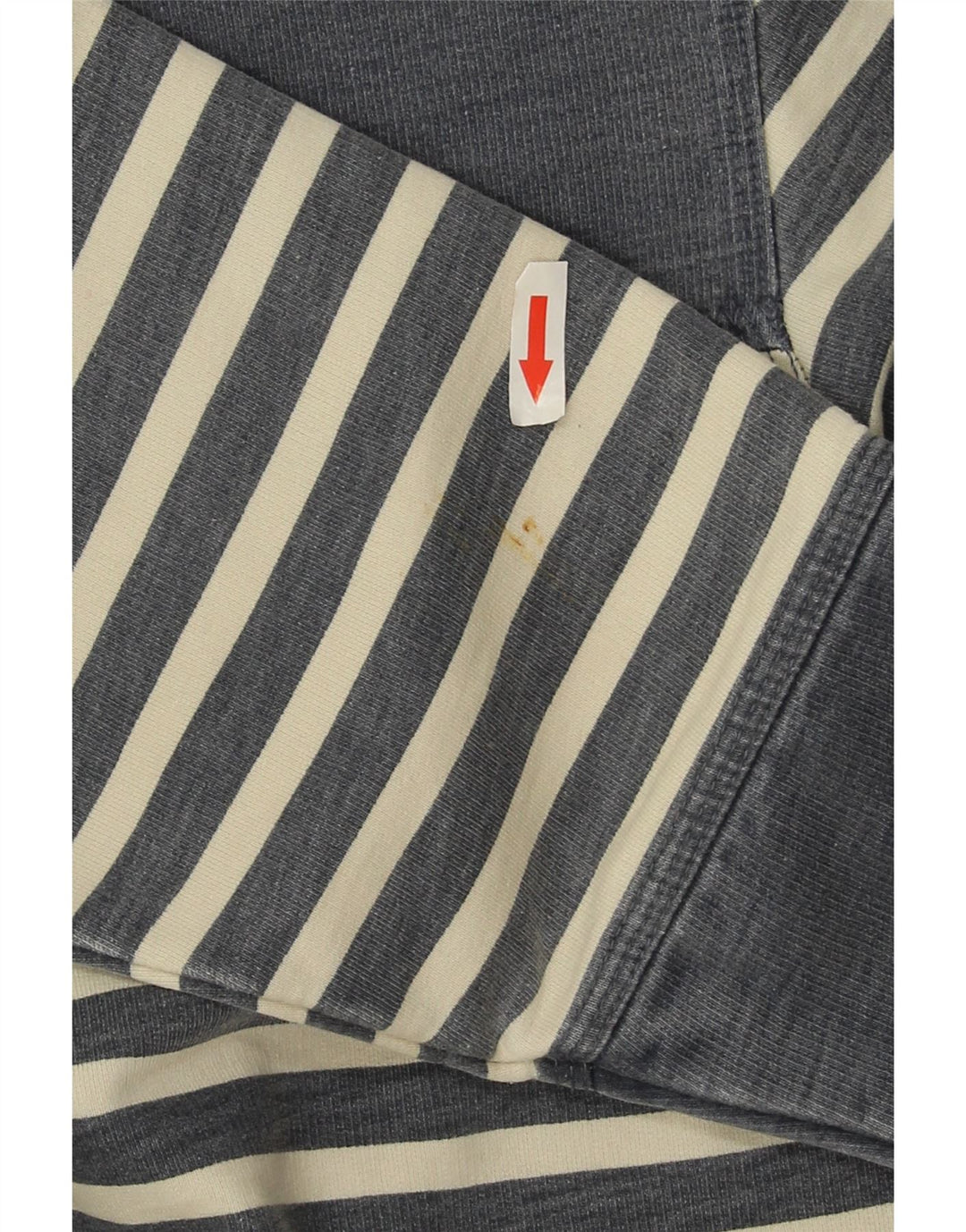 Sudadera con cuello tipo polo para hombre Fat Face Jersey pequeño de algodón a rayas azules