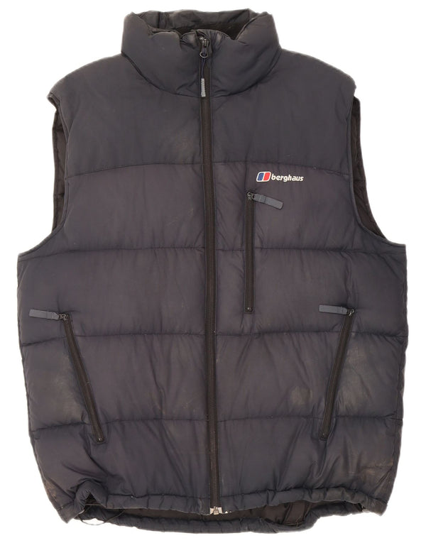 Berghaus Chaleco acolchado para hombre UK 38 Medium Negro Poliéster
