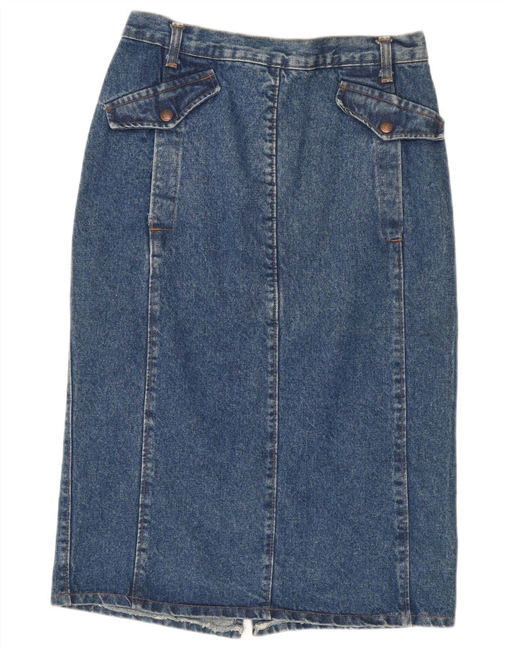 ROY ROGERS Falda vaquera para mujer W32 Algodón azul grande