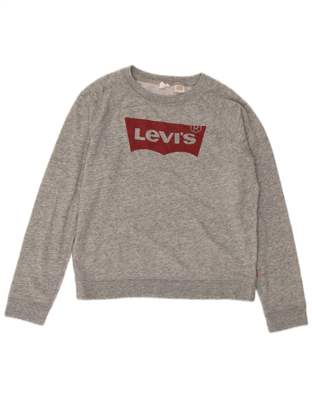 Levi's Sudadera gráfica para mujer Jumper UK 44 Gris medio moteado
