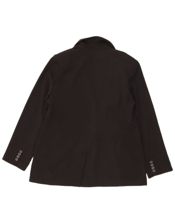 Topshop Chaqueta tipo blazer con 1 botón para mujer UK 44 Mediana Poliéster negro
