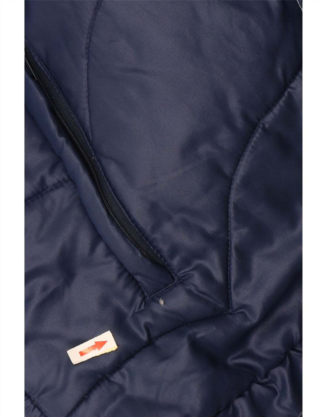 Chaqueta acolchada vintage para hombre IT 54 2XL Poliamida azul marino