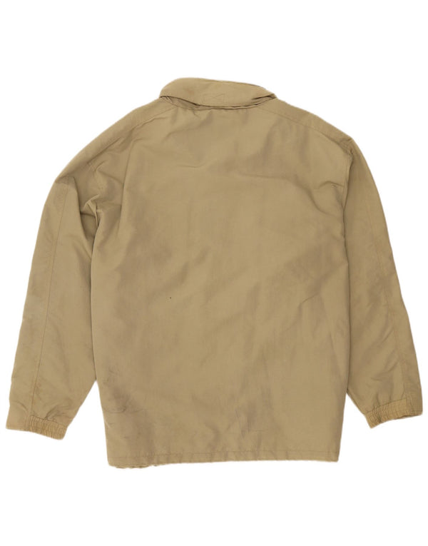 Kappa Chaqueta impermeable para hombre UK 40 Large Caqui Poliamida