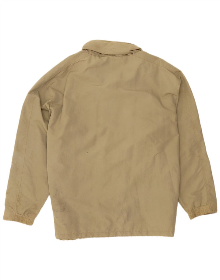 Kappa Chaqueta impermeable para hombre UK 40 Large Caqui Poliamida